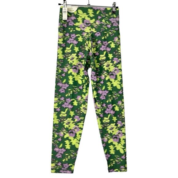 Offline By Aerie Real Me High Waisted Crossover 7/8 Leggings Size LS Floral NEW - Picture 5 of 10